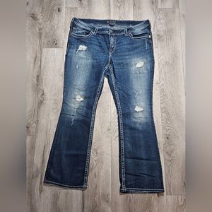 VGUC Pioneer Silver Jeans